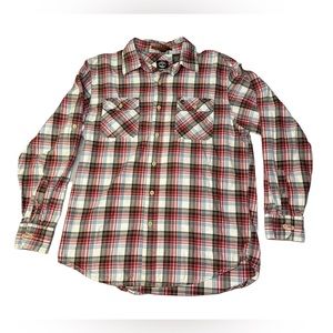 Timberland Men’s Long Sleeve Shirt Button Down  Size M Red Used